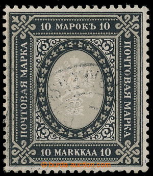 198537 - 1901 Mi.54, Ruský státní znak 10R černá / světle šed