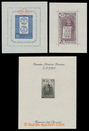 198548 - 1932-1959 comp. of 3 miniature sheets: Mi.Bl.1, Efiro 1932 +