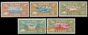 198559 - 1930 Mi.142-146, Millenary of the Althing 15A - 1Kr; complet