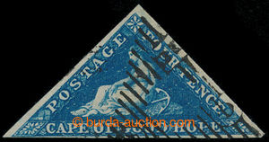 198587 - 1855-1863 SG.6a, Allegory 4P blue; wide margins, cat. £