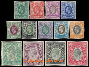 198717 - 1912 SG.60-72, George V.1/2A-5Rs; very fine, cat. £225