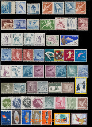 198836 - 1948-1985 SPORT  selection of 58 pcs of stamps with favourit