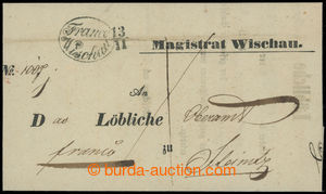 198957 - 1846 CZECH LANDS/  franked preprinted blank form addressed t