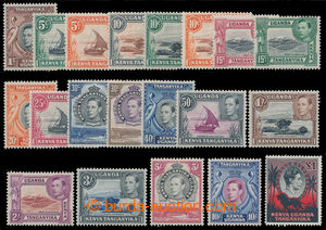 198998 - 1938 SG.131-150, George VI. 1C-£1; complete and very po