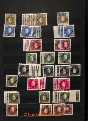 199155 - 1915-1918 [COLLECTIONS]  fine accumulation in 12-sheet stock