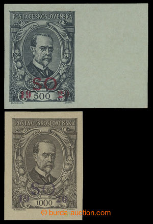 199236 -  Pof.SO24N-SO25N, UNISSUED Masaryk 500h grey with wide right