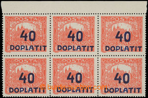 199305 - 1922 Pof.DL30B joined bar types, Postage Due - overprint iss