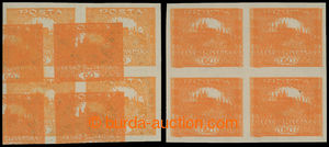 199310 -  Pof.17 production flaw,  60h yellow-orange, 2 bloks of four