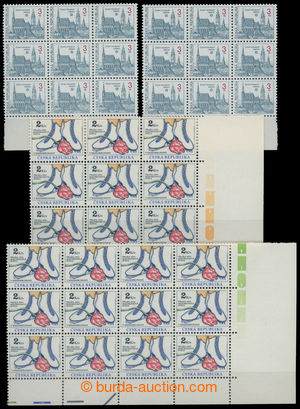 199385 - 1993 Pof.2 and 14, selection of five sought catalogue DV: Po