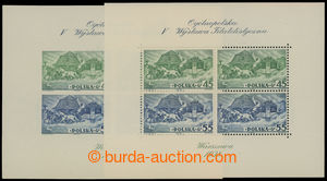 199400 - 1938 Mi.Bl.5A+5B, souvenir sheets Exhibition Warsaw 1938, im