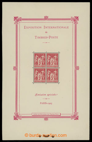 199403 - 1925 Mi.Bl.1, miniature sheet International philatelic exhib