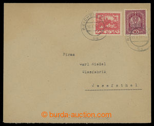 199450 - 1919 POSTAGE STAMPS / MALÝ FORMÁT  letter with mixed frank