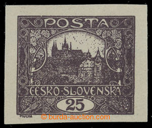 199510 -  Pof.11a, 25h black-violet, very wide margins, pos. 80/ plat