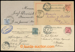 199564 - 1891-1905 AUSTRIAN POSTOFFICE: 4 entires addressed to Austri