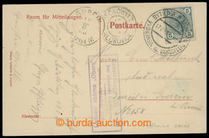 199633 - 1906 ČESKÉ ZEMĚ/  pohlednice (Eichhorn) adresovaná do Ku