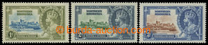 199736 - 1935 SG.18f-20f, Jubilee George V. 1P - 3P, all with DIAGONA