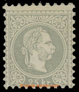 199864 - 1867 Ferch.40Ia, Franz Joseph I. 25 Kreuzer rough print, GRE