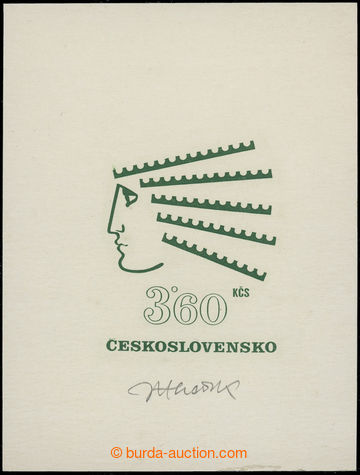 199944 - 1974 ZT  COB38, Výstava známek ČSSR-NDR 3,60Kčs, zkusmý