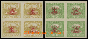 199948 - 1920 Pof.170Nc-171Nc, Hradčany 40h and 60h imperforated wit