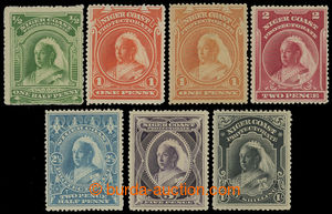 200113 - 1894 SG.51-56, Viktorie 1/2P-1Sh, včetně odstínu 52a; vel