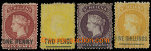 200126 - 1864-1873 SG.6, 9, 12, 20, Victoria Perkins Bacon overprint 