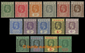 200147 - 1921 SG.15-29, George V. 1/2P-10Sh; very fine set, cat. 