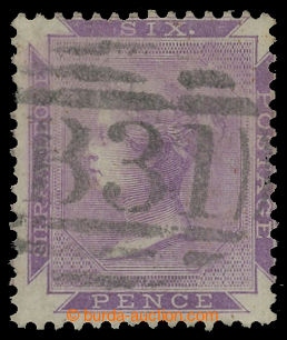 200187 - 1859 SG.3a, Victoria 6P reddisch violet, DOT BY SIX, rare pl