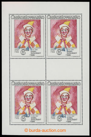 200247 - 1986 Pof.2771 production flaw, PB Cirkusy and varieté 6Kčs