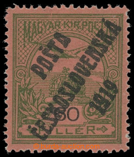 200581 -  Pof.94, Turul 60f, overprint I. type; lightly hinged, exp. 