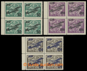 200658 -  Pof.L4-L6, II. provisional air mail stmp., complete set in/
