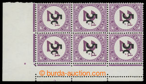 200784 - 1961 DOPLATNÍ  SG.D8+D8b, přetiskové 5c/2d fialová, prav