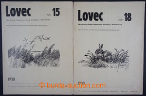 200793 - 1938 LOVECKÉ STŘELIVO  barevný reklamní plakát na nábo