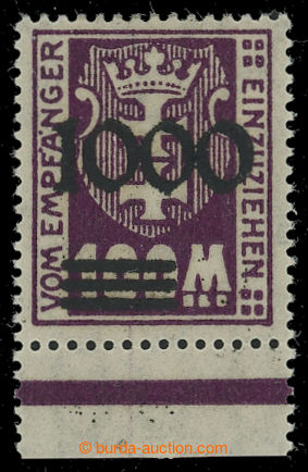 200810 - 1923 Postage due stamps Mi. I / I, UNISSUED stamp Mi.24X wit
