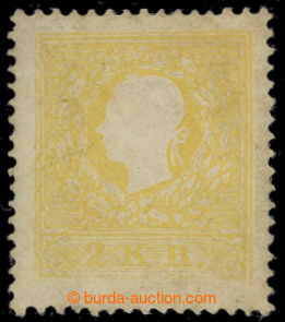 200850 - 1858 Ferch.10 IIa, Franz Joseph I. 2 Kreuzer yellow, type II