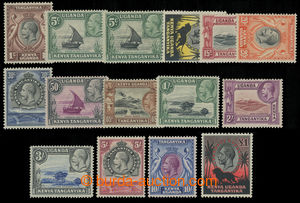 200877 - 1935-1937 SG.110-123, George V. and Landscape; complete set,