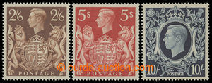 200919 - 1942 SG.476, 477, 478, Edward VIII. Coat of arms 2Sh/6P - 10