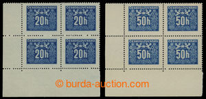 200966 - 1946 Pof.D68 VPO, D69 VPO, Doplatní 20h a 50h, levé dolní