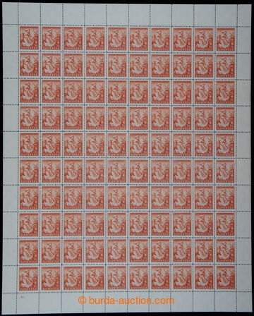 201005 - 1939 ARCHOVINA / Sy.42zD, Lidové motivy 5Ks oranžová, kom