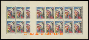 201100 - 1966 Pof.PL1541, Indian, 1x superb blk-of-10 + 1x viewing of