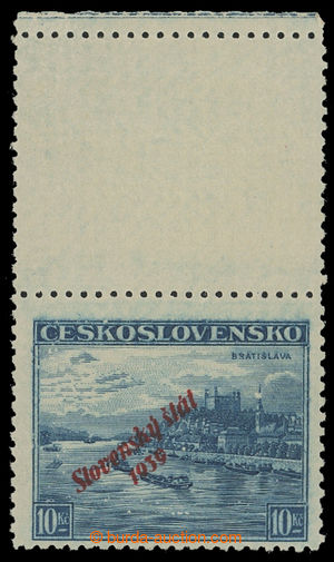 201122 - 1939 Alb.22K, Bratislava 10Kč s horním kuponem; svěží s