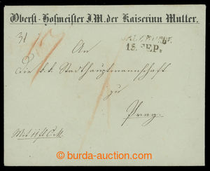 201129 - 1855 COURT POST / pre-printed envelope sent from Salzburg to