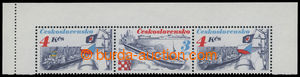 201212 - 1989 Pof.St2889+2888+2889, Czechoslovak Ship Transport., hor