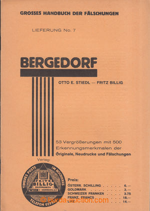 201245 - 1934 STARONĚMECKÉ STÁTY / BERGEDORF - GROSSES HANDBUCH DE