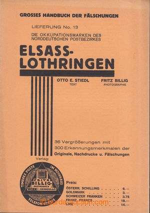 201248 - 1935 STARONĚMECKÉ STÁTY / ELSASS-LOTHRINGEN / GROSSES HAN