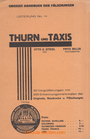 201252 - 1935 STARONĚMECKÉ STÁTY / THURN-TAXIS / GROSSES HANDBUCH 