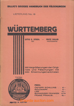 201255 - 1935 STARONĚMECKÉ STÁTY / WÜRTTEMBERG / GROSSES HANDBUCH