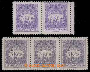 201336 - 1963 Pof.D90A, Postage due stmp 3Kčs, Stickney, pair with m
