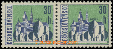 201384 - 1965 Pof.1483 VV, Košice 30h, vodorovná 2-páska s výrobn