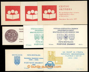 201403 - 1977-1990 sestava 8ks známkových sešitků, obsahuje ZS30,