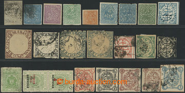 201467 - 1867-1930 selection 25 stmp: BHOPAL (14 pcs of), JIND and KA